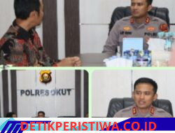 Audiensi Kapolres Oku Timur Bersama Kepala Bps Oku Timur Berlangsung Kondusif