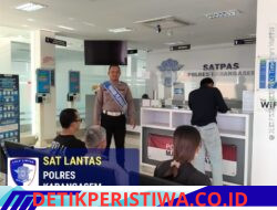 Tingkatkan Pelayanan Publik, Satpas Polres Karangasem Laksanakan Pelayanan dengan Santun, Senyum, Sapa dan Salam