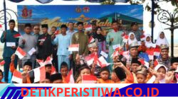 Prajurit Lanal Bintan Turut Serta Mendukung Bakti Kesehatan dan Bakti Sosial Kampung Bahari Nusantara Warna-Warni Pulau Penyengat