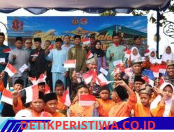 Prajurit Lanal Bintan Turut Serta Mendukung Bakti Kesehatan dan Bakti Sosial Kampung Bahari Nusantara Warna-Warni Pulau Penyengat