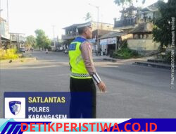 Utamakan Keselamatan Pejalan Kaki dan Pengendara, Unit Turjawali Sat Lantas Rutin Lakukan Gatur Lalin di Pos 3 Patung Salak Jasri