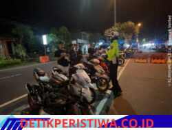 Cegah Aksi Balap Liar, Sat Lantas Polres Karangasem Intensifkan Patroli pada Malam Minggu