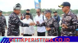 Prajurit Lanal Bintan Turut Serta Mendukung Bakti Kesehatan dan Bakti Sosial Kampung Bahari Nusantara Warna-Warni Pulau Penyengat