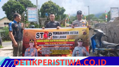 Cegah Karhutla, Polres Aceh Tengah Terus Gencarkan Patroli dan Sosialisasi