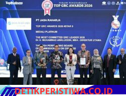 Konsisten Terapkan GRC, Jasa Raharja Raih Empat Penghargaan di Ajang TOP GRC Awards 2026
