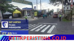 Pastikan Kelancaran Arus Lalulintas Jalur di Kawasan Wisata, Sat Lantas Berikan Pengamanan di Obyek Wisata Tirtagangga Festival