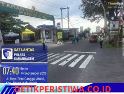 Pastikan Kelancaran Arus Lalulintas Jalur di Kawasan Wisata, Sat Lantas Berikan Pengamanan di Obyek Wisata Tirtagangga Festival