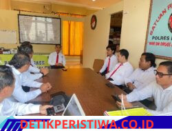 Evaluasi Kinerja dalam Pemberantasan Narkoba, Kasat Resnarkoba Polres Karangasem Pimpin Anev Rutin Bersama Anggotanya