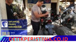 Pastikan Keabsahan Status Kendaraan Sebelum Penerbitan STNK dan TNKB, Petugas Sat Lantas Gosok Noka dan Nosin