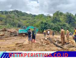 Polres Aceh Tengah Kawal Tindak Lanjut Pembersihan dan Penanganan Tanah Longsor Jalan Takengon-Celala, Warga di Imbau Tetap Waspada Longsor Susulan