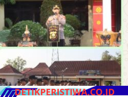 Wakapolres OKU Timur Pimpin Apel Pagi, Tekankan Disiplin dan Kualitas Pelayanan Publik