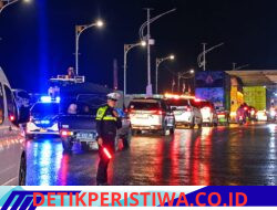 Antisipasi kecelakaan Dan pelanggaran lalulintas, POLRES Bireuen gelar patroli Dan PAM di jembatan Kutablang 