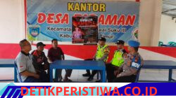 Polres Oku Timur Nelalui Jajarannya Polsek Semendaeai Suku III Giat Melaksanakan Sosialisasi Terkait Karhutla
