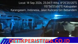 Polsek Bebandem Gelar Blue Light Patrol, Pastikan Wilayah Hukum Karangasem Tetap Aman dan Kondusif