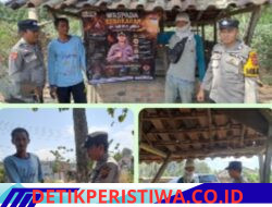 ‎ polres Oku Timur Melalui Polsek BP Peliung Giat Melaksanakan Sosialisasi Masalah Karhutla Ke Warga Setempat