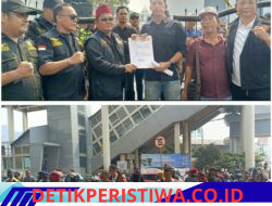 Ratusan Masa GBRS Sambangi Kejari Palembang Terkait Dugaan Korupsi Lampu Jalan