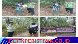 Kegiatan Mitigasi Karhutla Di Wilkum Polsek Madang Suku I Polres Oku Timur
