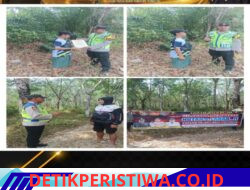 Kegiatan Mitigasi Karhutla Di Wilkum Polsek Madang Suku I Polres Oku Timur