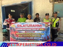 Polsek Belitang I Melaksanakan Giat Mitigasi Karhutla