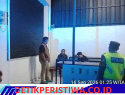 Pastikan Situasi Kamtibmas Kondusif, Personel Polsek Bebandem Gelar Blue Light Patrol hingga Dini Hari