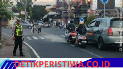Pastikan Ketertiban dan Kelancaran Arus Lalulintas, Personil Sat Lantas Lakukan Gatur Pagi di Ktl 1 Subagan