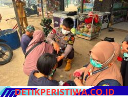 Layanan Prima Personel Satbrimob Polda Bali dan Polda Kalbar Gelar Pemeriksaan Gratis, kepada Masyarakat Teluk Batang 