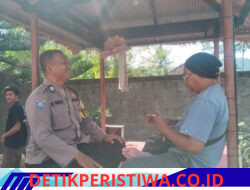 Cegah Pencurian Ternak, Bhabinkamtibmas Telaga Tawang Sambangi Warga, Sampaikan Imbauan Kamtibmas Terkait Hewan Peliharaan