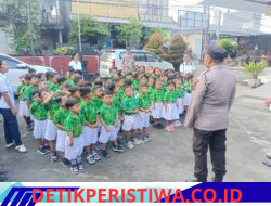 Polisi Sahabat Anak, Polsek Sidemen Terima Kunjungan Edukatif 74 Siswa TK Negeri Sidemen