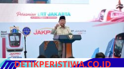 Presiden Prabowo Subianto meresmikan LRT Jakarta , Proyek Waskita KSO