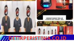 Lima Pria, di Amankan Tim Reserse Narkoba Polres Oku Timur Polda Sumsel Saat Pesta Sabu, di Sebuah Rumah Desa Suka Negeri