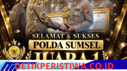 Polda Sumsel Raih Juara 1 Kategori Polda Di Ajang Kompolnas Awards 2026