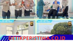 HUT Polantas Ke -71 Tahun 2026, Satlantas Polres Oku Timur Mengadakan Kegiatan Donor Darah, di PMI Gumawang