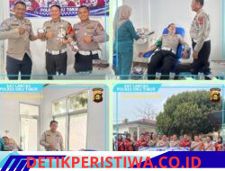 HUT Polantas Ke -71 Tahun 2026, Satlantas Polres Oku Timur Mengadakan Kegiatan Donor Darah, di PMI Gumawang