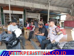 Polsek Selat Gelar Patroli Barcode, Sasar Permukiman Penduduk dan Obyek Vital