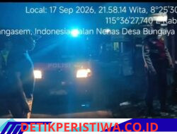 Jagai Situasi Kamtibmas Tetap Kondusif, Personel Polsek Bebandem Intensifkan Blue Light Patrol pada Malam Hari 