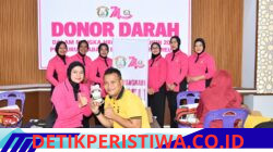 Peringati HKGB  ke 74  Bayangkari cabang Bireun gelar olahraga dan donor darah 
