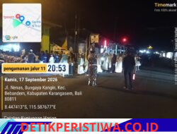 Sinergi Tanpa Batas TNI-Polri dan Pengamanan Swakarsa, Berikan Pengamanan Pawai Obor Peringatan Maulid Nabi di Kecicang Islam