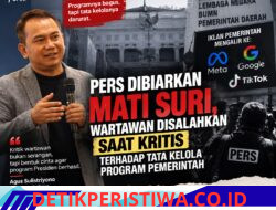 Pers Dibiarkan Mati Suri, Wartawan Disalahkan Saat Kritis terhadap Tata Kelola Program Pemerintah