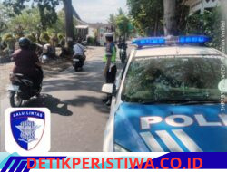 Jaga Kondusivitas Kamseltibcar Lantas,  Satlantas Polres Karangasem Gelar Patroli Dialogis 