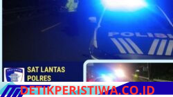 Cegah Lakalantas, Unit Turjagwali Polres Karangasem Gelar Giat Blue Light Patrol Himbau kepada Sopir tidak Parkir Sembarangan di Kawasan Obyek Wisata Tirtagangga