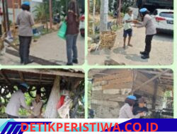 Sie Prompam polres Oku Timur Berbagi Sedekah Kepada Warga Martapura