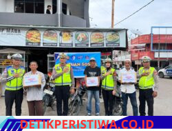 Sambut Hari Lalu Lintas Bhayangkara ke-71, Polantas Bireuen Salurkan Bantuan Sosial kepada Pengemudi Becak, Tukang Parkir Dan Ojek