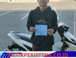 Berantas Penggunaan Knalpot Brong Unit Turjawali Berikan Tilang Manual, Amankan Kendaraan dengan Kenalpot Brong ke Polres Karangasem