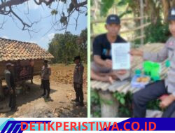 Polsek BP Peliung Giat Melaksanakan Sosialisasi Terkait Karhutla Kepada Warga Masyarakat Setempat