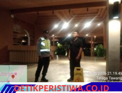 Antisipasi Gangguan Kamtibmas, Polsek Sidemen Gelar Patroli Barcode Sasar Objek Vital dan Kawasan Wisata