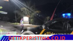 Jaga Situasi Kamtibmas Tetap Kondusif, Polsek Sidemen Intensifkan Giat Blue Light Patrol  Sasar Objek Vital dan Pemukiman Penduduk 