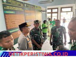 Kapolres Bireuen Hadiri Bakti Sosial Dalam Rangka HUT TNI Ke-81 di Koramil 01/Kota Juang