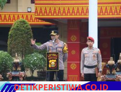 Pimpin Apel Jam Pimpinan kapolres Oku Timur, AKBP Dr. Lalu Hedwin Hanggara, SH. SIK, MH. MSi,. Tekankan Kepada Seluruh Anggota, Jajaran Agar Selalu Siap Siaga Dalam Penanganan Karhutla Dan Pelayanan Kepada Masyarakat Penuh Tanggung Jawab