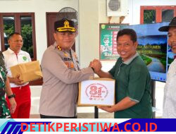 Kapolres Bireuen Hadiri Bakti Sosial Dalam Rangka HUT TNI Ke-81 di Koramil 01/Kota Juang