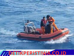 Lanal Banjarmasin Terjunkan Personel Evakuasi KM Virgo Transport 8